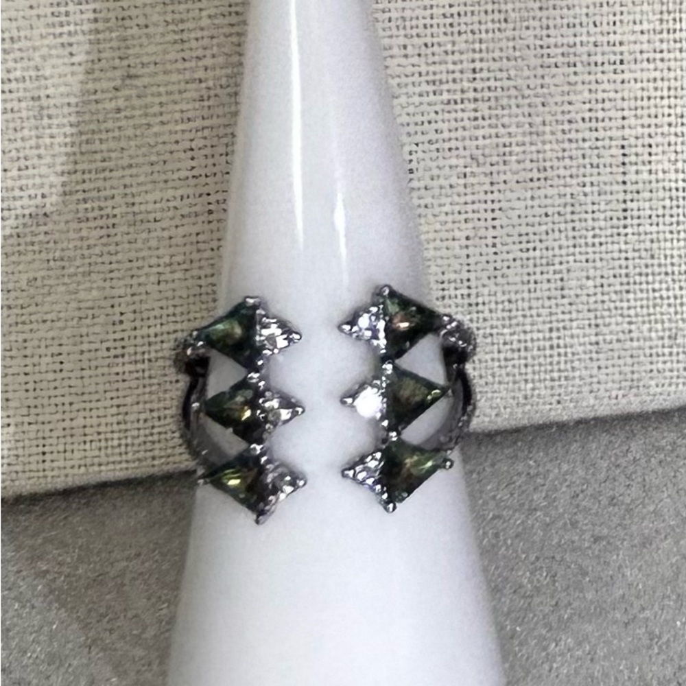 Bomb Party Blue Green Lab Created Rainbow Topaz Size 7 New